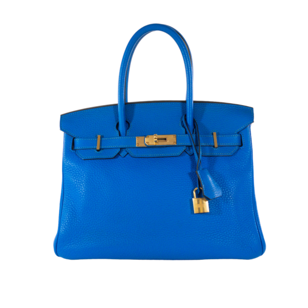 HM Blue Hydra Clemence Birkin 30cm GHW