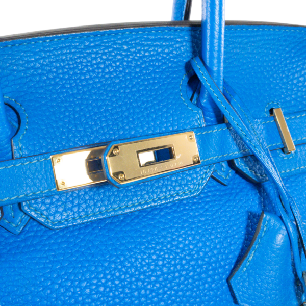 HM Blue Hydra Clemence Birkin 30cm GHW - Image 13