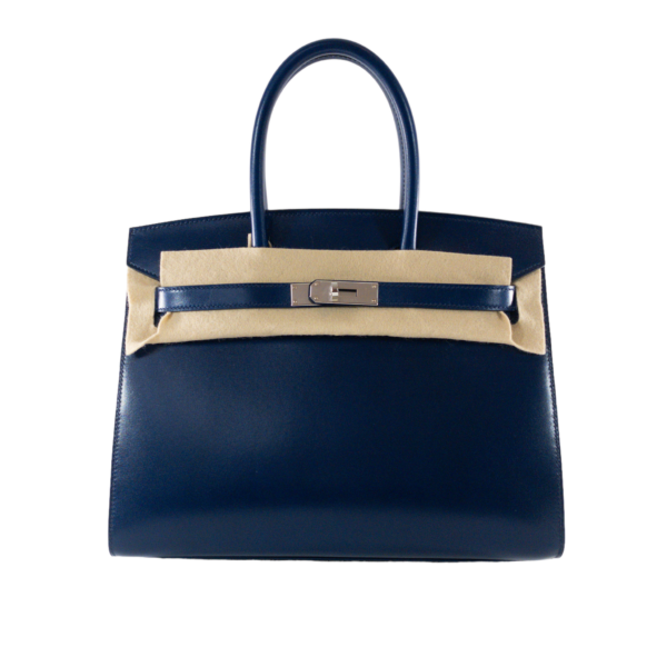 HM Blue Sapphire Sellier Birkin 30 - Image 25