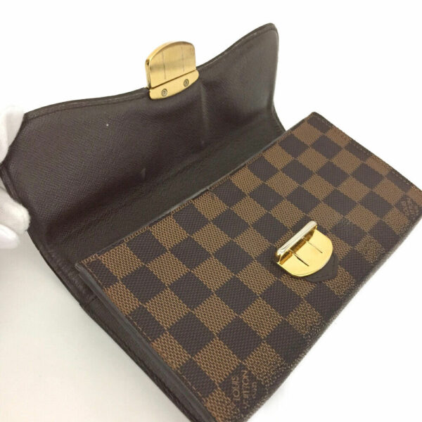 LV Damier Portefeiulle Sistina Long Bifold Wallet - Image 4